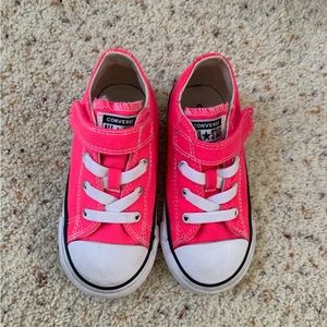 Converse All Star Toddler Girls Hot Pink Shoes Sz 8